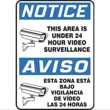 Accuform BILINGUAL OSHA NOTICE SAFETY SIGN THIS SBMASE815XL